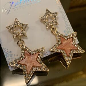 Crystal Star Earrings